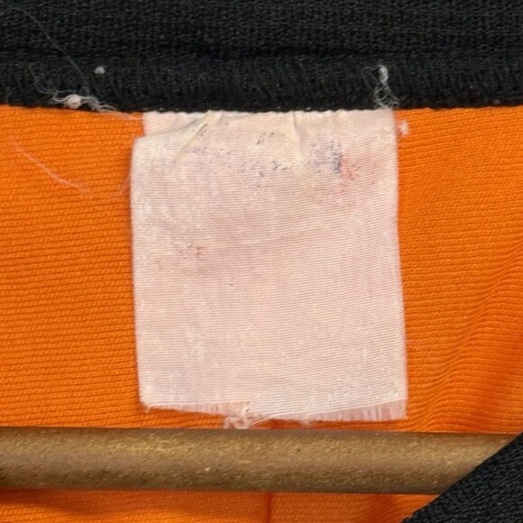 Vintage Roller Rats Hockey Jersey Mens Medium Orange Athletic Knits - Picture 10 of 12